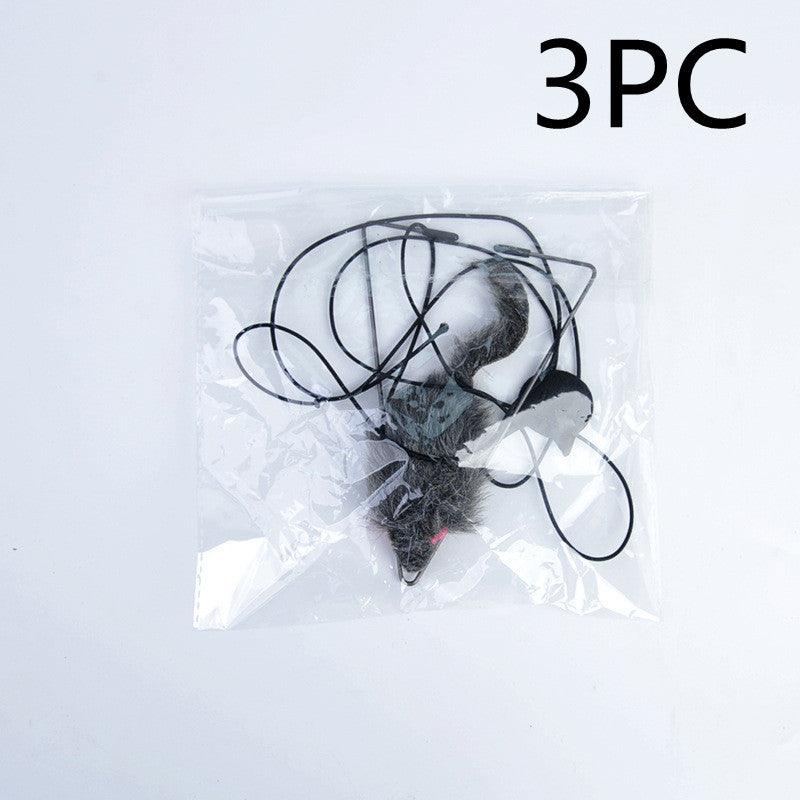 Telescopic Hanging Cat Toy With Mouse Shape-7