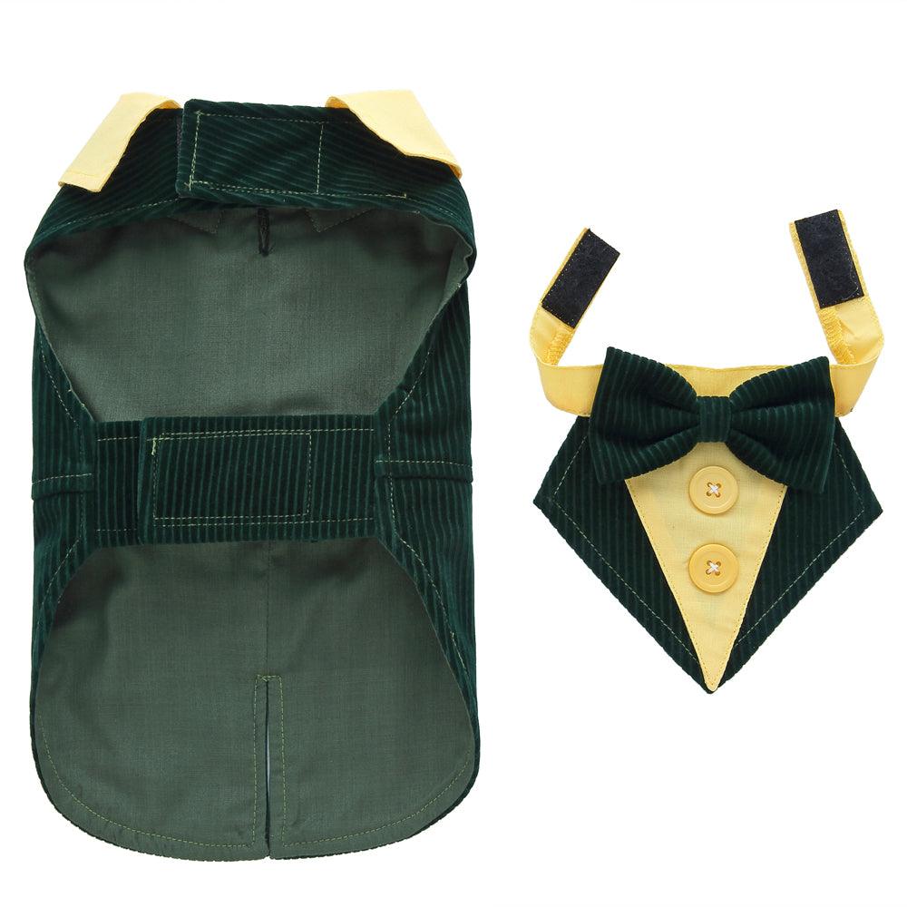Elegant Canine Attire: Formal Dog Tuxedo Dress