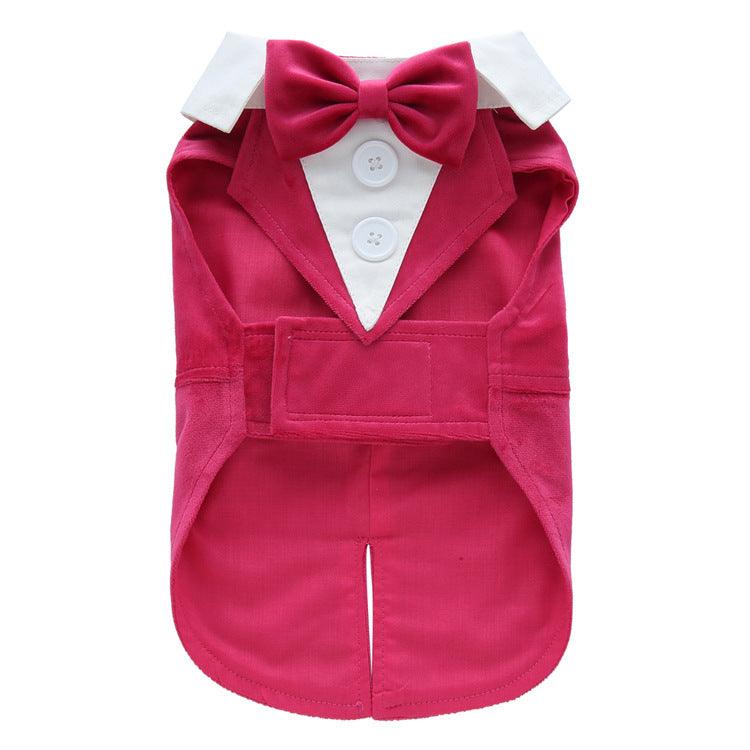 Elegant Canine Attire: Formal Dog Tuxedo Dress